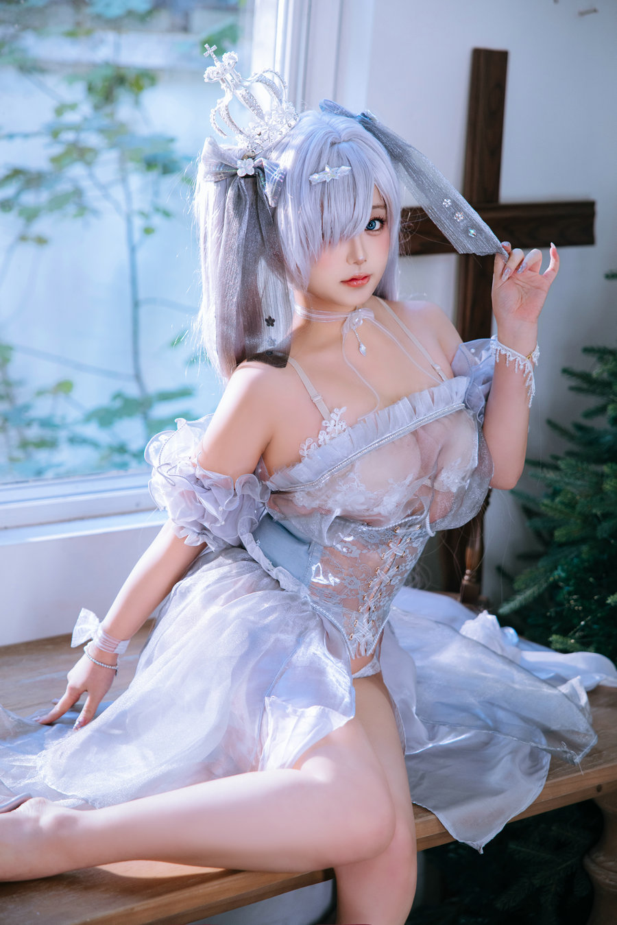 Cosplay日奈娇 - 胜利女神 妮姬 灰姑娘 [42P-475MB]