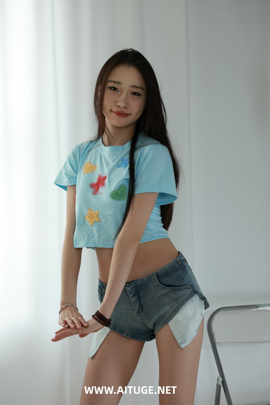 三禾摄影 No.098 牛仔热裤 裸足 [230P1V-4.46GB]